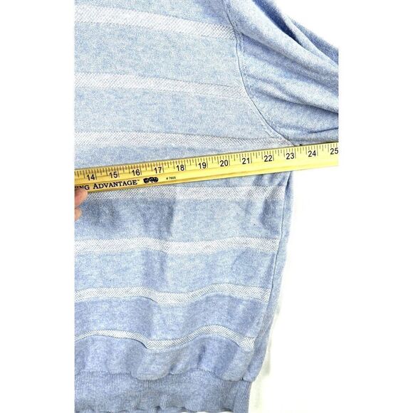 Men's Charleston Threads Lightweight Cotton Sweater Light Blue Sz XL EUC - Picture 10 of 10
